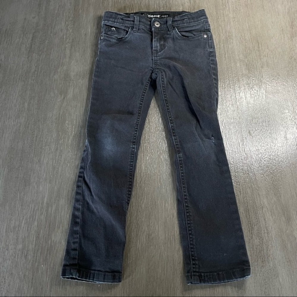 💛 Jordache Girls Black Denim Skinny Jeans Size 6